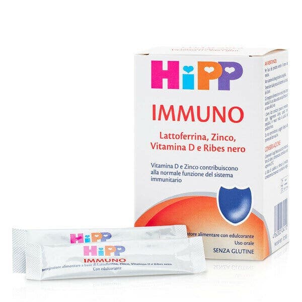 Grosella negra 120 mg + Lactoferrina – 20 sobres | HiPP Immuno Sticks