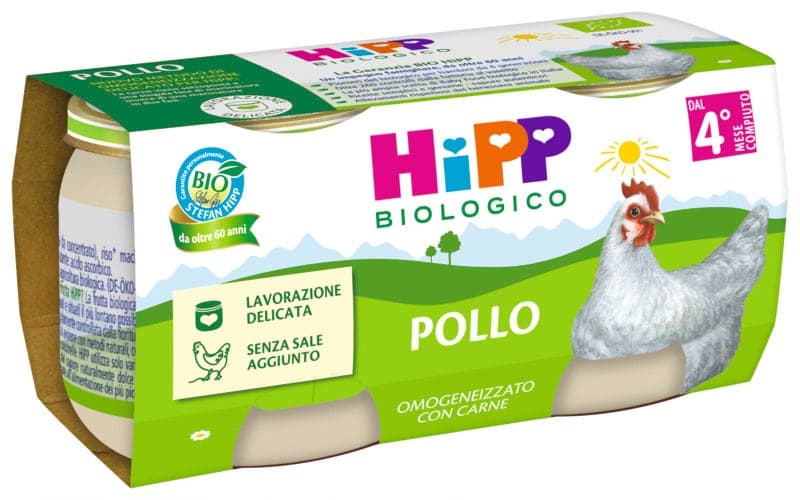 Proteína + Hierro | HiPP Bio Pollo Homogeneizado 2 x 80 g
