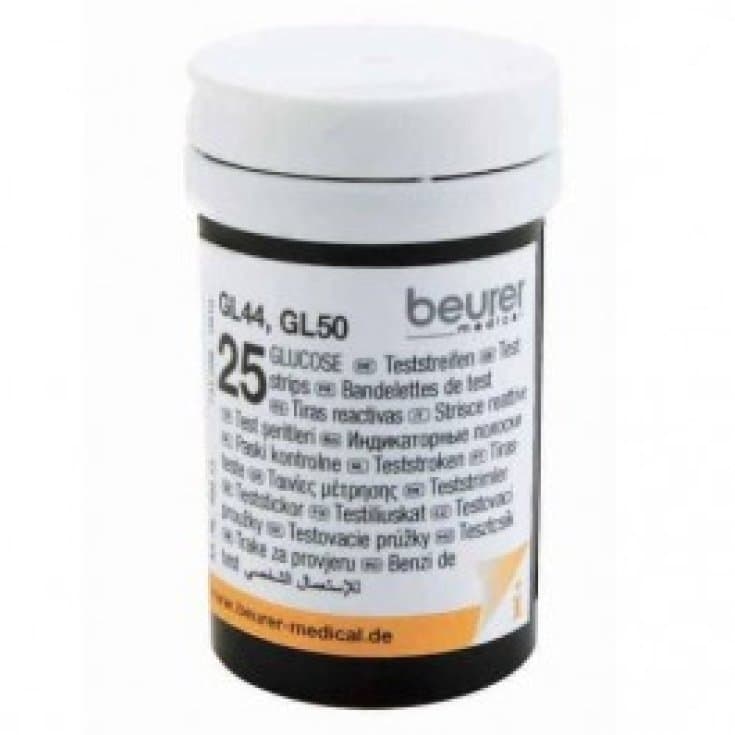 Beurer GL44/GL50 – 25 tiras reactivas