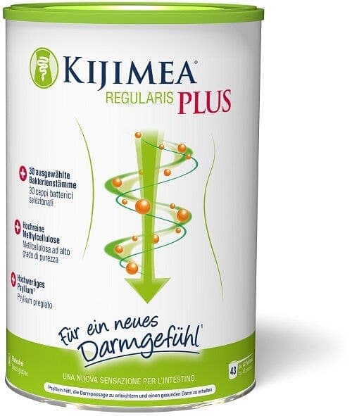 Psyllium + probióticos (ácido láctico) – 525 g en polvo | KIJIMEA Regularis Plus