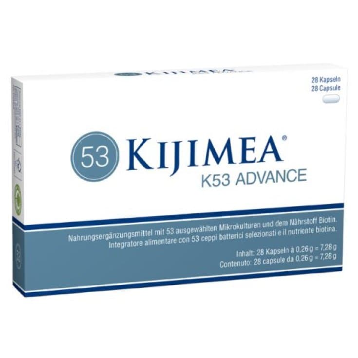 Probióticos + Biotina 50 µg – 28 cápsulas | KIJIMEA K53 Advance