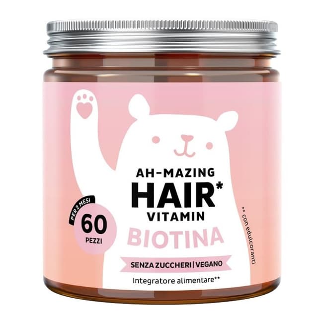 AH MAZING HAIR Biotina + Zinc – 60 gominolas