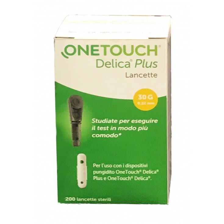 OneTouch Delica Plus Lancetas – 200 unidades