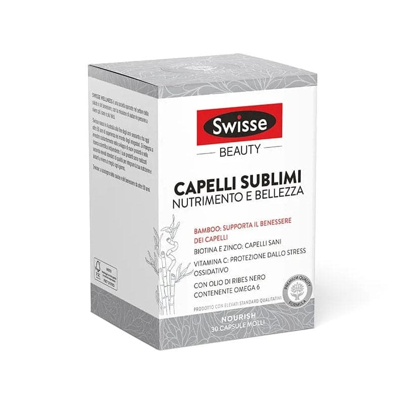 Grosella negra 450 mg + Vitamina C – 30 cápsulas Cabello | Swisse Capelli Sublimi