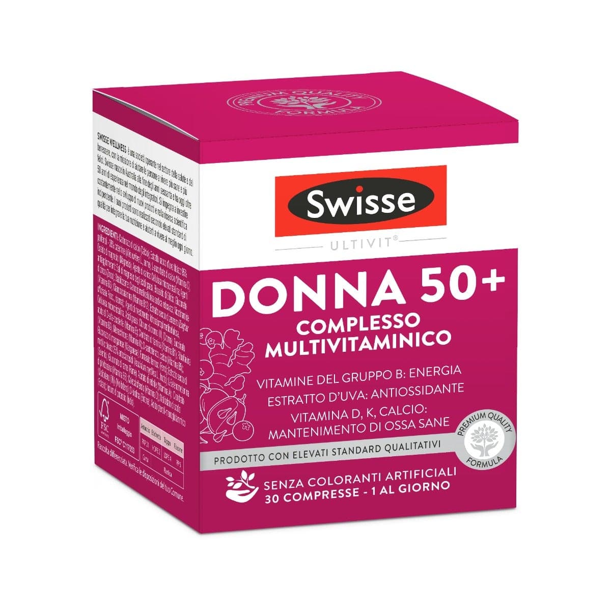 Swisse Multivitamínico D 50+ – comprimidos