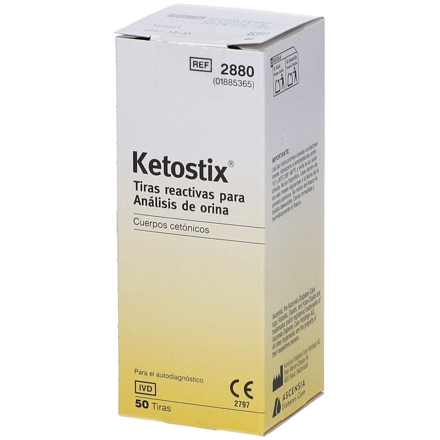 Ketostix – 50 tiras reactivas