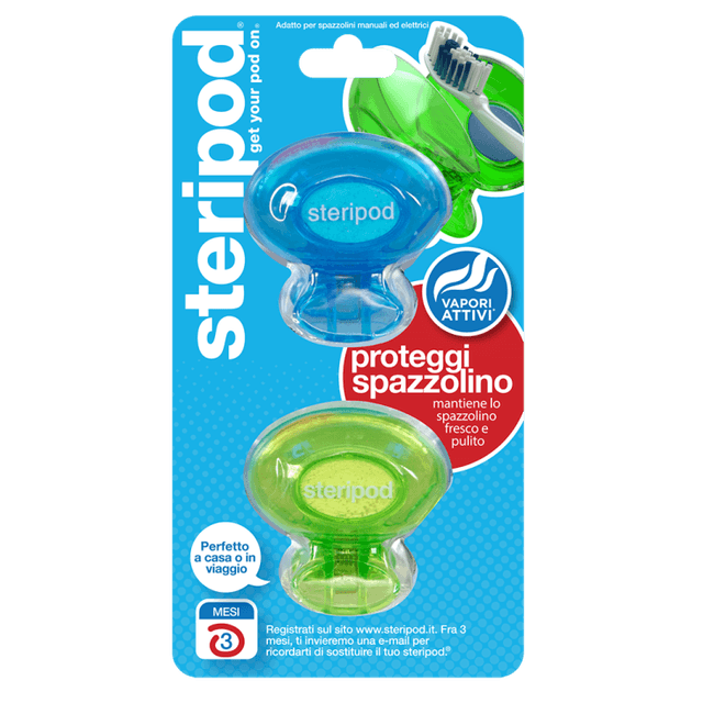 Steripod Protector de Cepillo de Dientes – 2 unidades