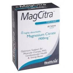 Magcitra Citrato de Magnesio – 60 cápsulas