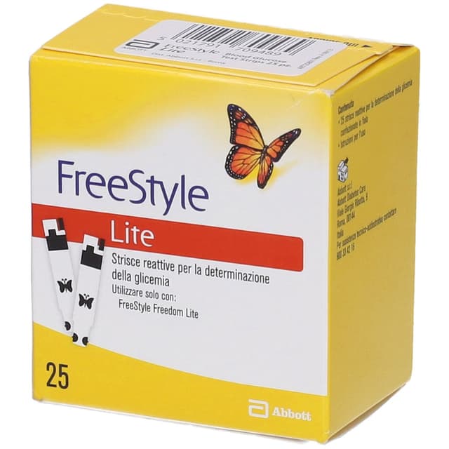 Tiras Reactivas FreeStyle Lite – 25 unidades