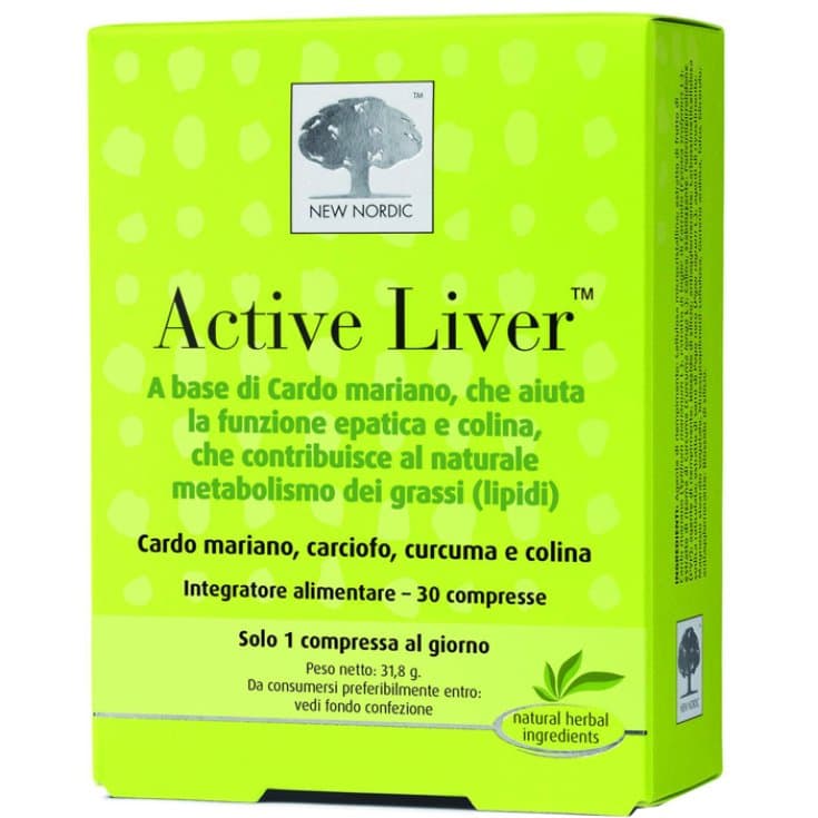 Active Liver Cardo Mariano + Alcachofa – 30 comprimidos