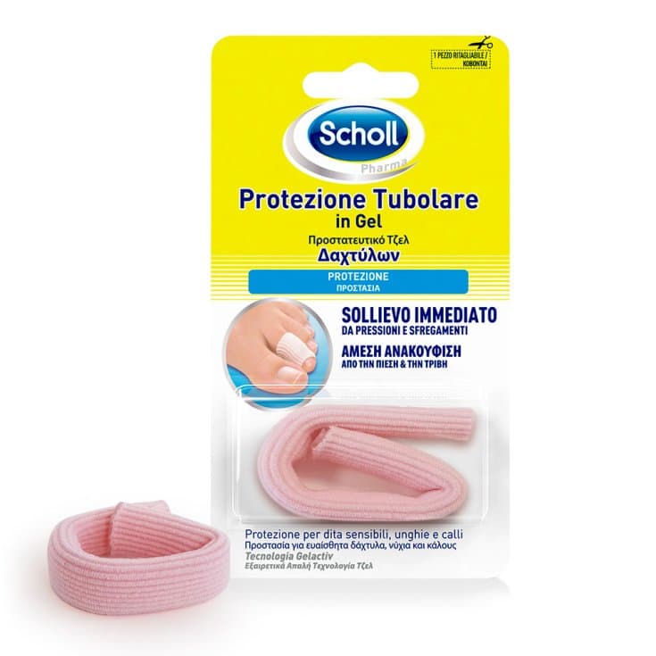 Scholl's GelActiv Protectora – Tubular de Gel para Dedos