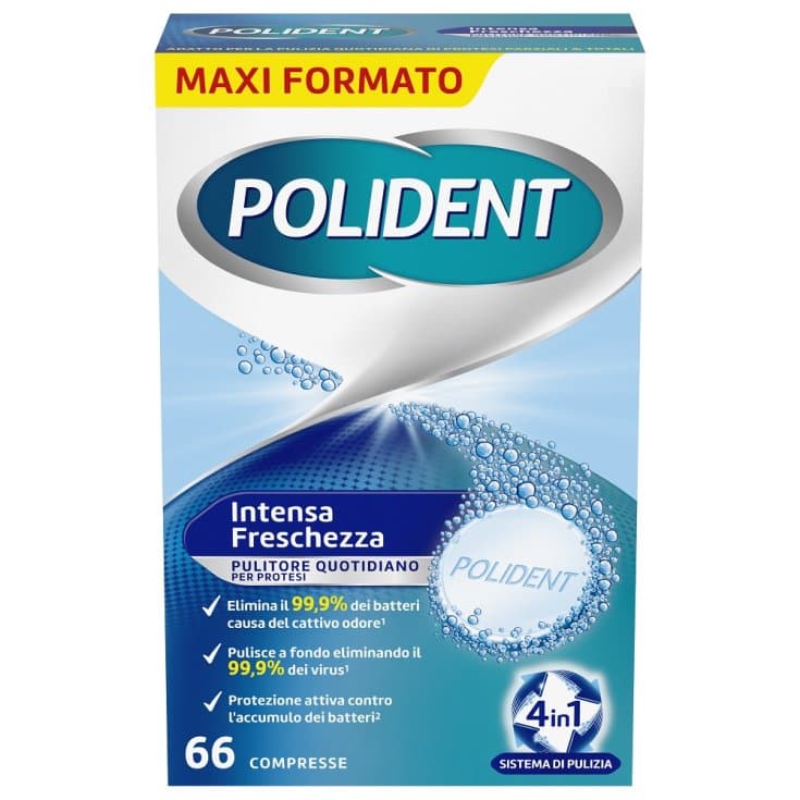Polident Tripla Fresh – 66 comprimidos