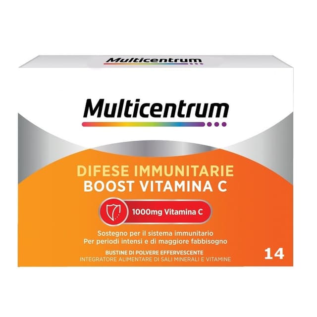 Vitamina C + Vitamina D – 14 sobres Defensas | Multicentrum Difese Immunitarie
