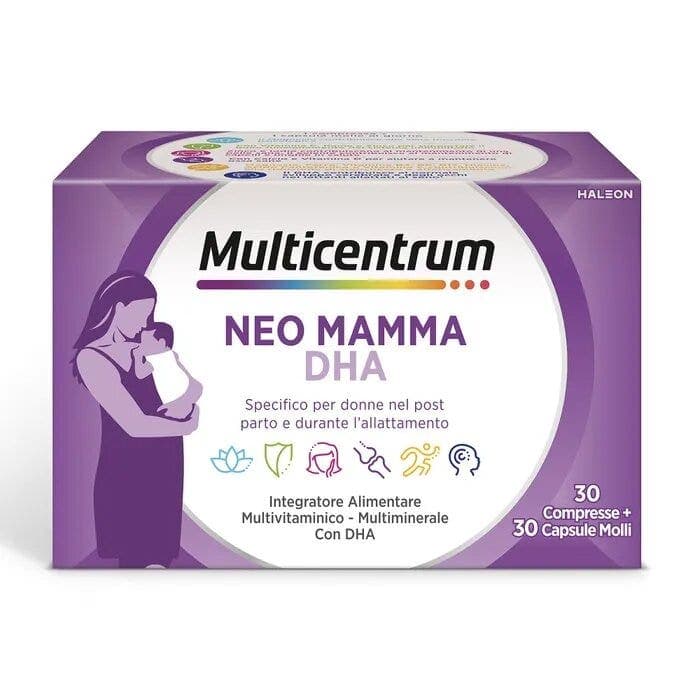 Multicentrum Neo Mamma DHA Omega-3 DHA + Multivitaminas