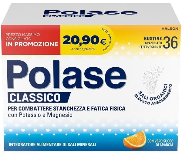 Magnesio + Potasio – 36 sobres | Polase Orange