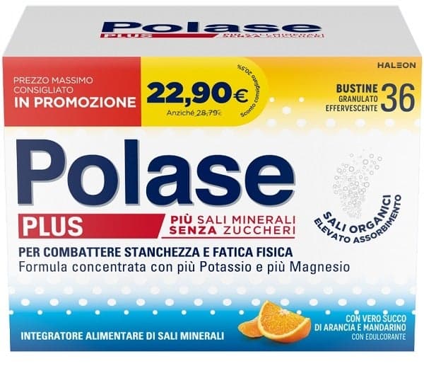 Magnesio + Potasio – 36 sobres | Polase Plus
