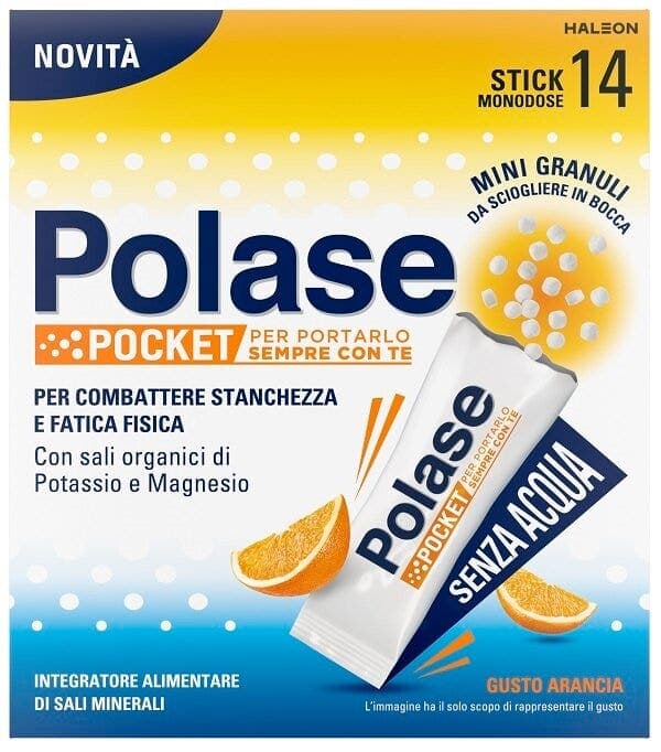 Potasio 300 mg + Magnesio – 14 sticks | Polase Pocket