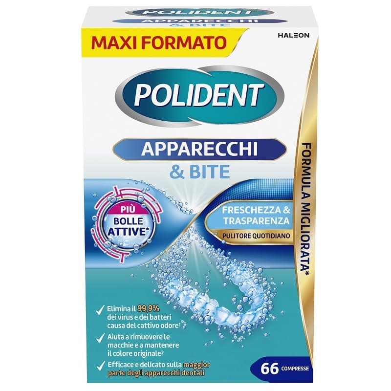 Polident Aparatos Bite – 66 comprimidos