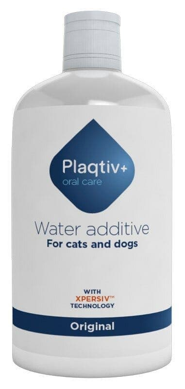 Plaqtiv+ Oral Care – Aditivo de higiene bucal para perros y gatos