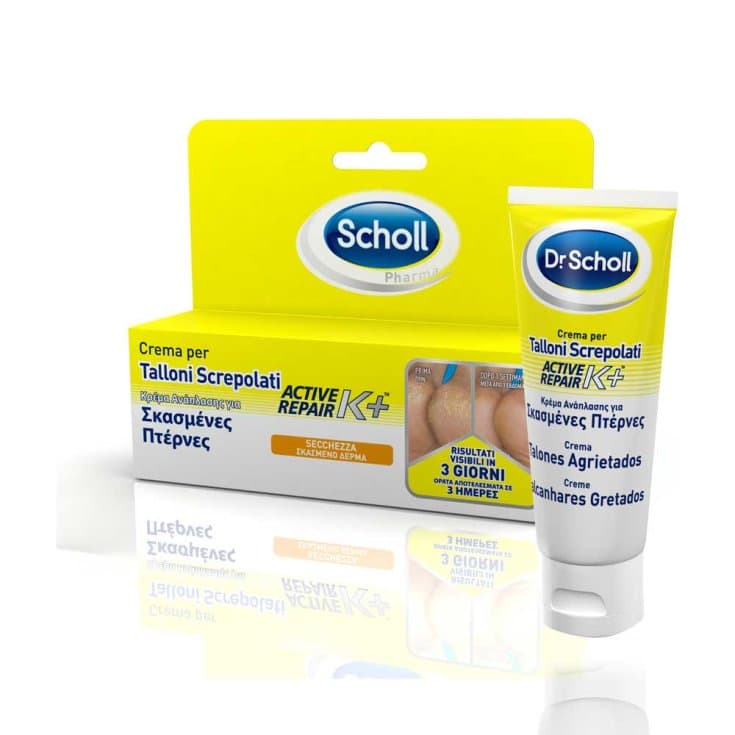 Scholl Crema Reparadora para Talones Active Repair con K+