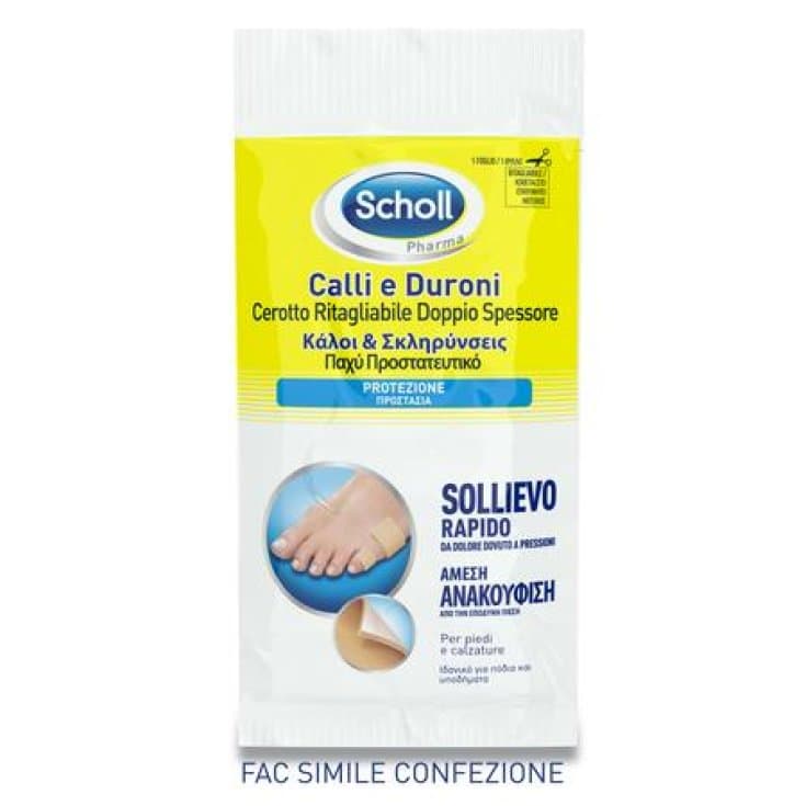 Scholl Parche Recortable para Callos y Durezas – 1 unidad