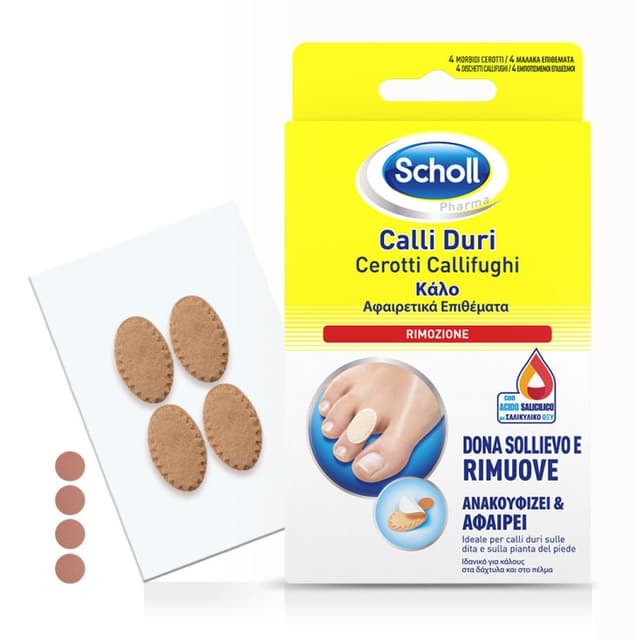 Scholl's Zinco-Cerato – Parche de óxido de zinc para callosidades