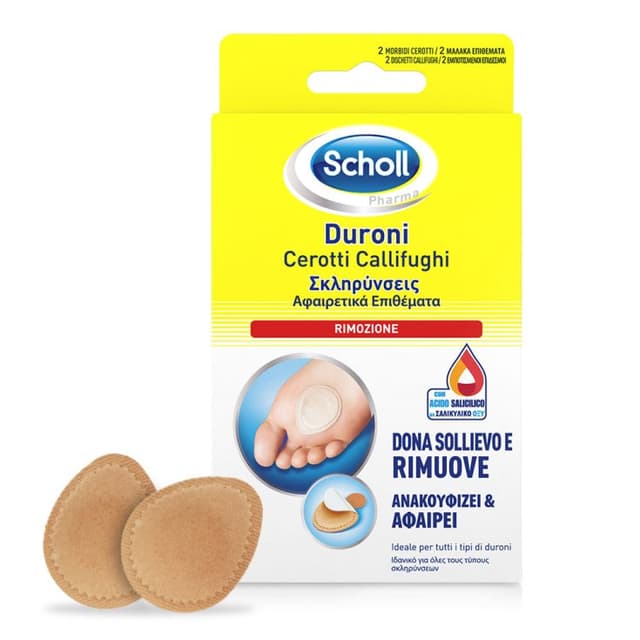 Scholl Zino Cerotto – Parches para callos con ácido salicílico