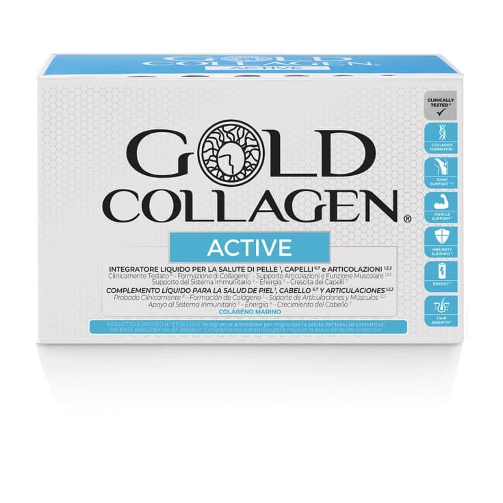 Gold Collagen Active – 10 ampollas