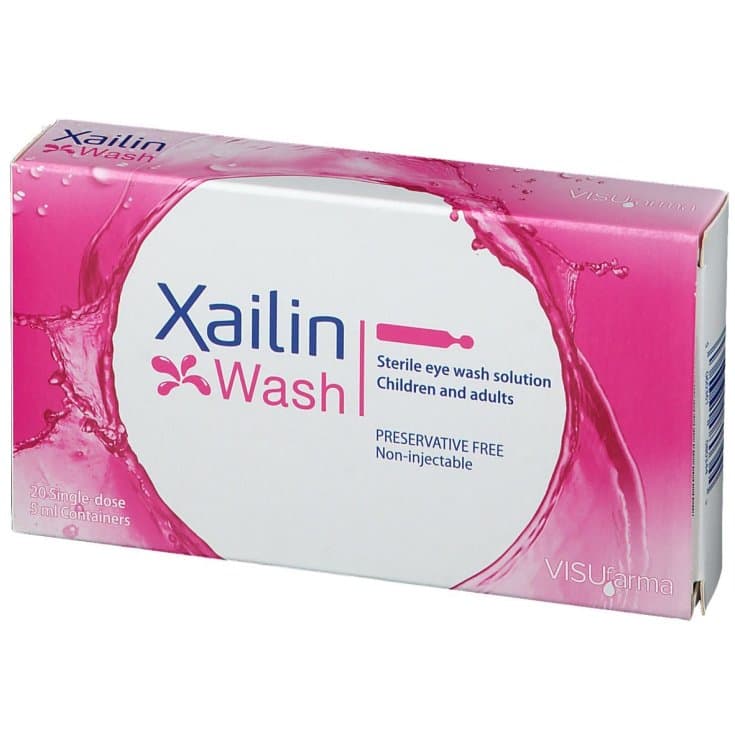 Xailin Wash Solución Ocular Estéril – 20 frascos