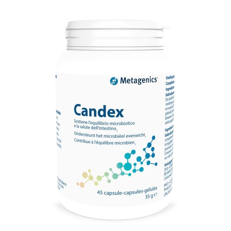 Caprilato de calcio + Extracto de semilla de pomelo – 45 cápsulas | Candex