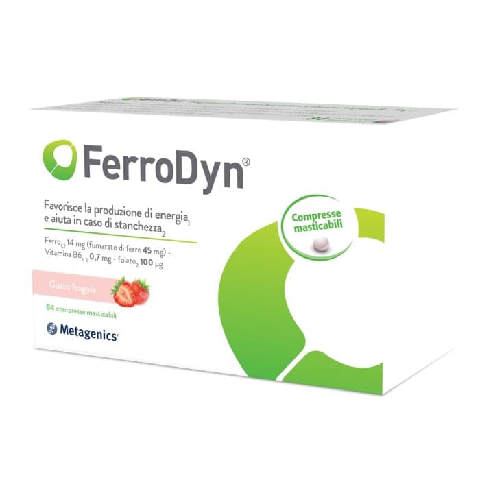 Hierro 14 mg – 84 comprimidos masticables | Ferrodyn