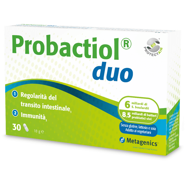 Probióticos con bacterias del ácido láctico – 30 cápsulas | Probactiol Duo New