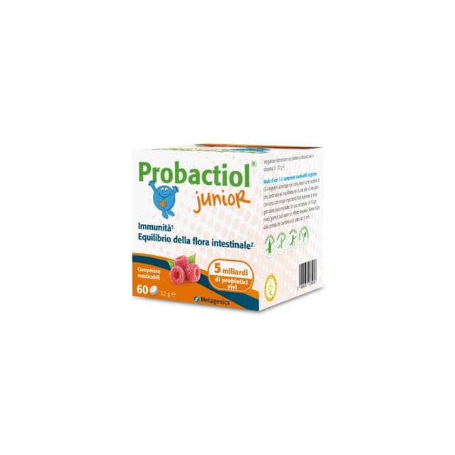 Probióticos con bacterias del ácido láctico – 60 comprimidos | Probactiol Junior New