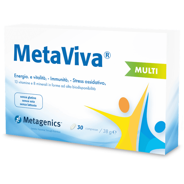 Magnesio 57 mg + Vitamina C – 30 comprimidos | Metaviva Multi