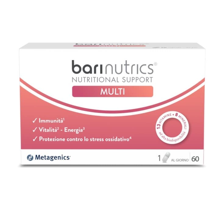 Barinutrics Multi – Multivitaminas + Hierro – 60 cápsulas