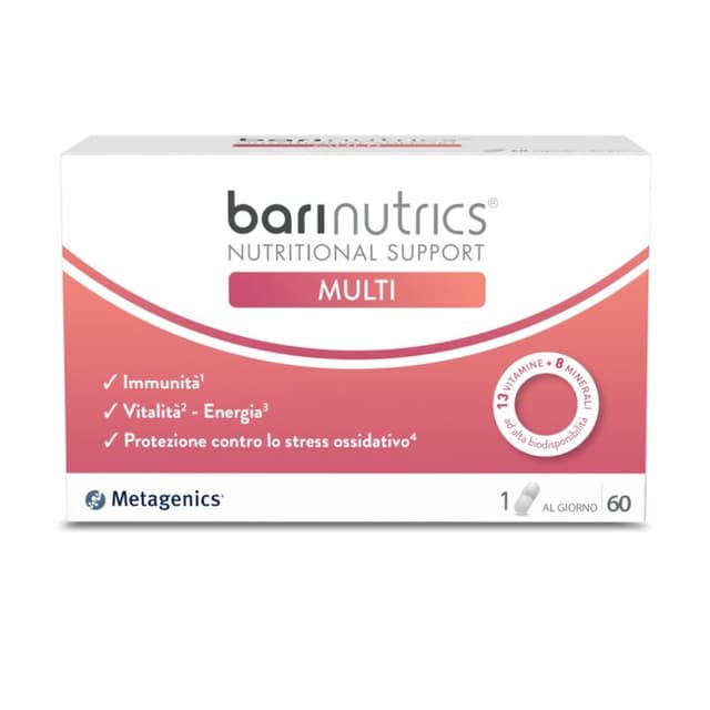 Barinutrics Multi – Multivitaminas + Hierro – 60 cápsulas