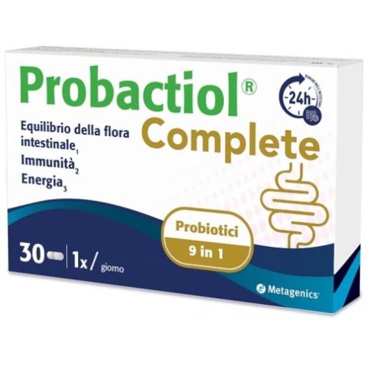 Probióticos con bacterias lácticas + vitamina D – 30 cápsulas | Probactiol Complete