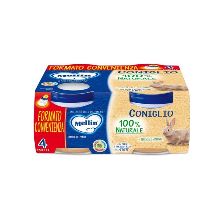 Mellin Homogeneizado de Conejo – 4×80 g