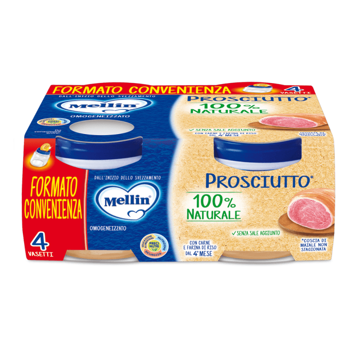 Mellin Omo Jamón – 4 x 80 g Papilla infantil