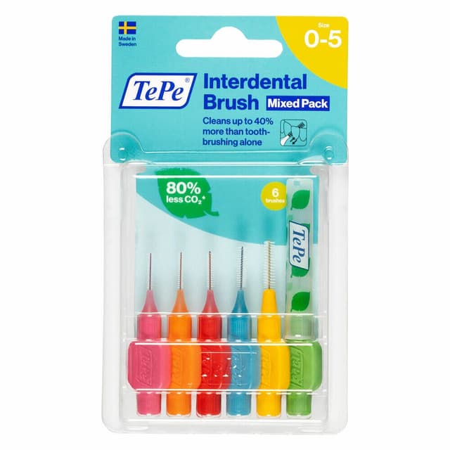 TePe Cepillos Interdentales Surtidos – 6 unidades