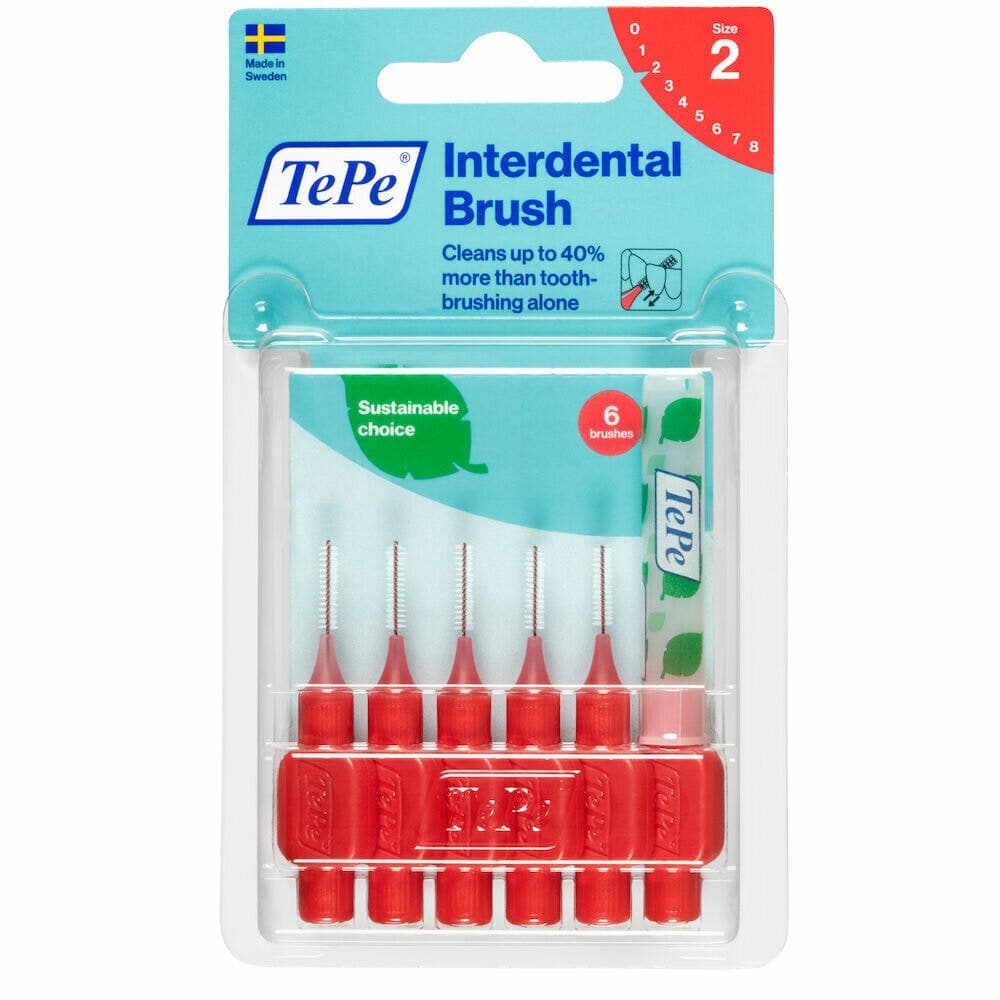 TePe Cepillos Interdentales Rojo 0,50 mm – 6 unidades