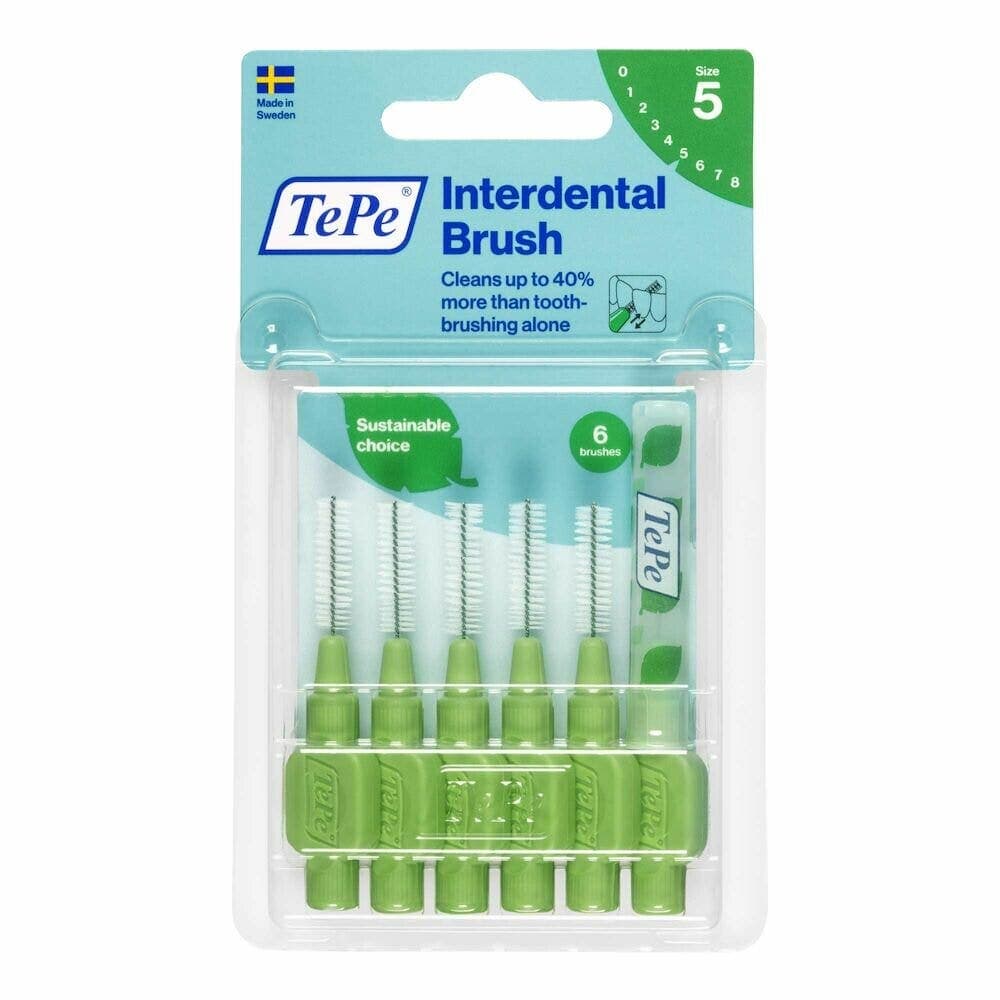TePe Cepillos Interdentales Verde 0,80 mm – 6 unidades