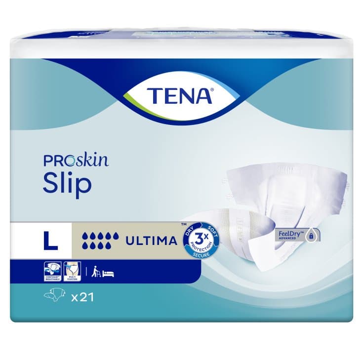 TENA Slip Ultima – Talla L, 21 unidades