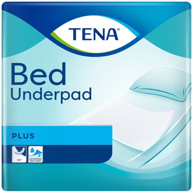 TENA Bed Plus – Empapadores 60x90 cm, pack de 35 unidades