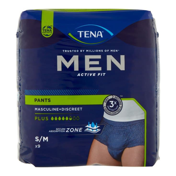 TENA Men Pants Active Fit M – 9 unidades