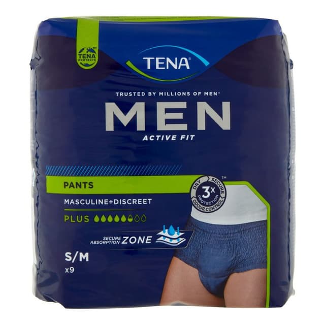 TENA Men Pants Active Fit M – 9 unidades