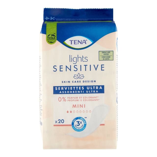 Tena Lights Sensitive Protector Mini – 20 unidades