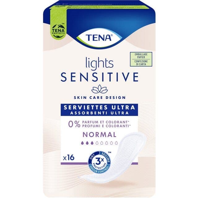 Tena Lights Sensitive Normal – 16 unidades