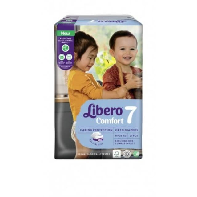 Libero Comfort 7 – 20 pañales talla 16-26 kg