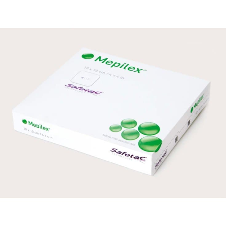 Mepilex Apósito de Espuma – 10×10 cm, 5 unidades